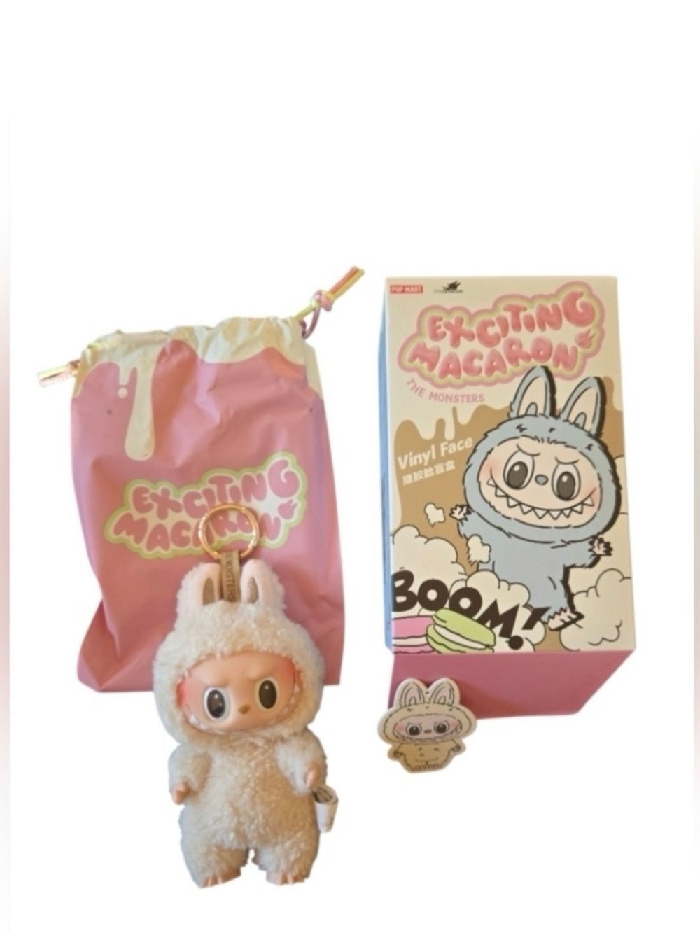 Pop Mart Exciting Macaron Soymilk Labubu